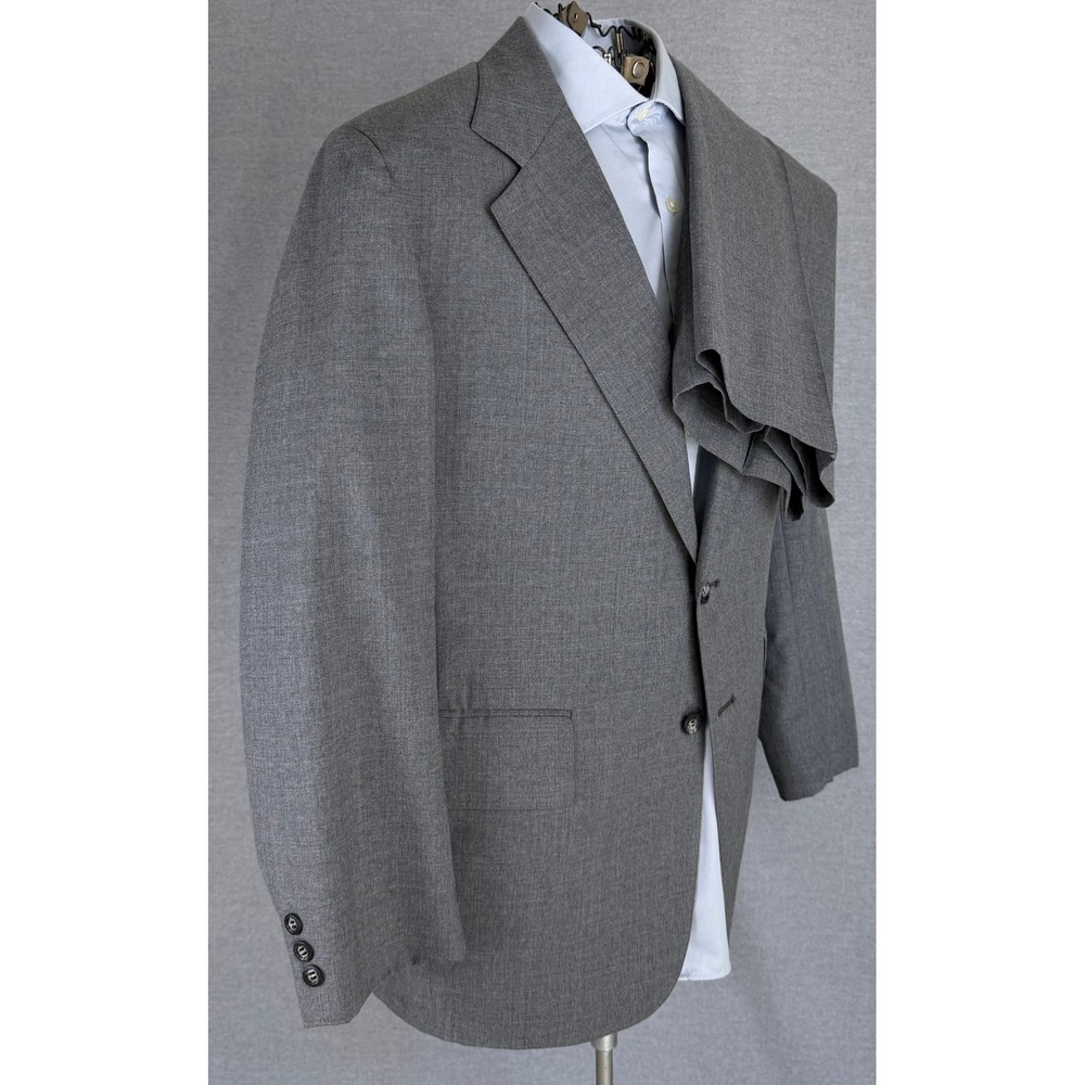 Vintage 60s Cricketeer Grey 2 Piece Suit Woodward & Lothrop‎ 35x29.5